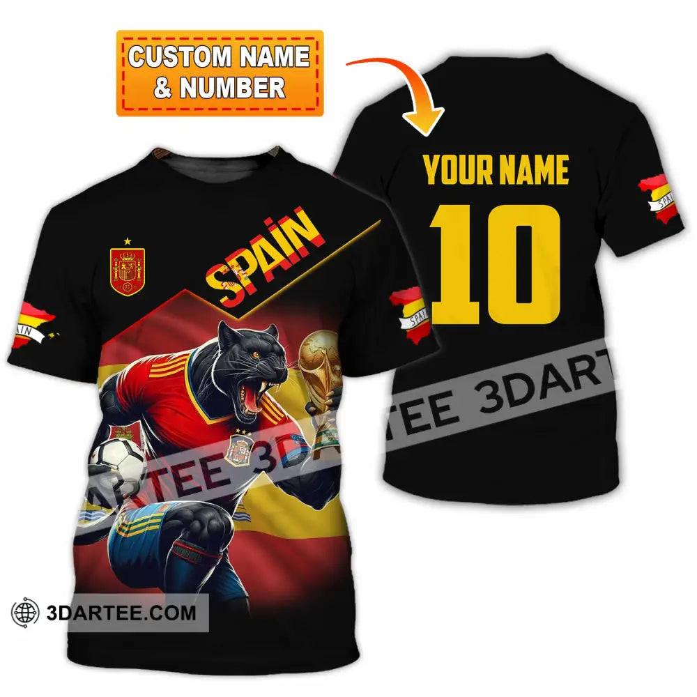 Unisex Shirt - Custom Spain World Cup 3D Shirt