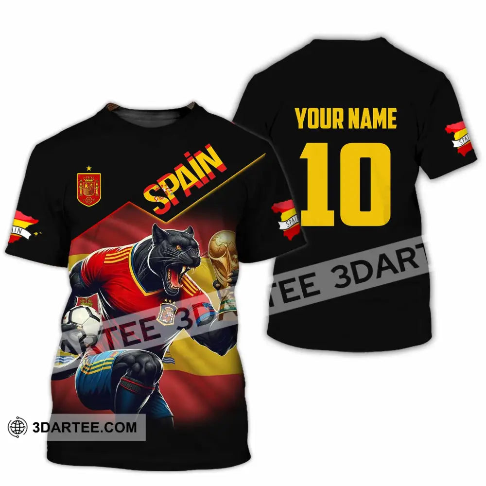 Unisex Shirt - Custom Spain World Cup 3D Shirt - Image 3