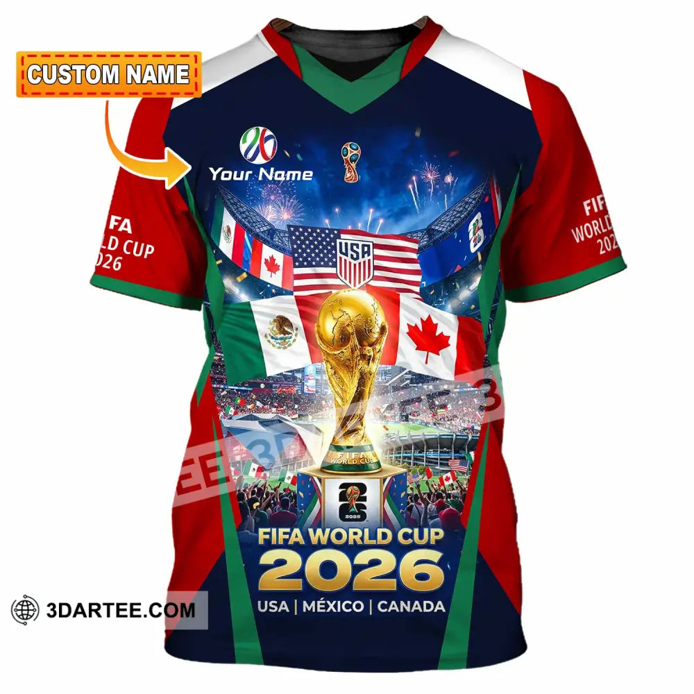 Unisex Shirt - Custom World Cup 2026 3D Shirt