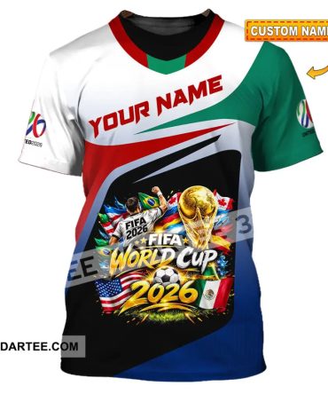 Unisex Shirt - Custom World Cup 2026 3D Shirt