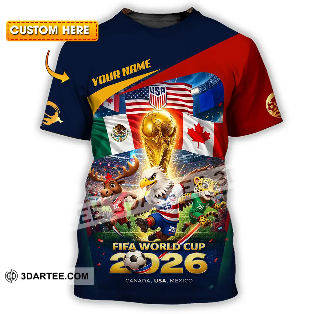 Unisex Shirt - Custom World Cup 2026 3D Shirt