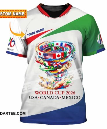 Unisex Shirt - Custom World Cup 2026 3D Shirt