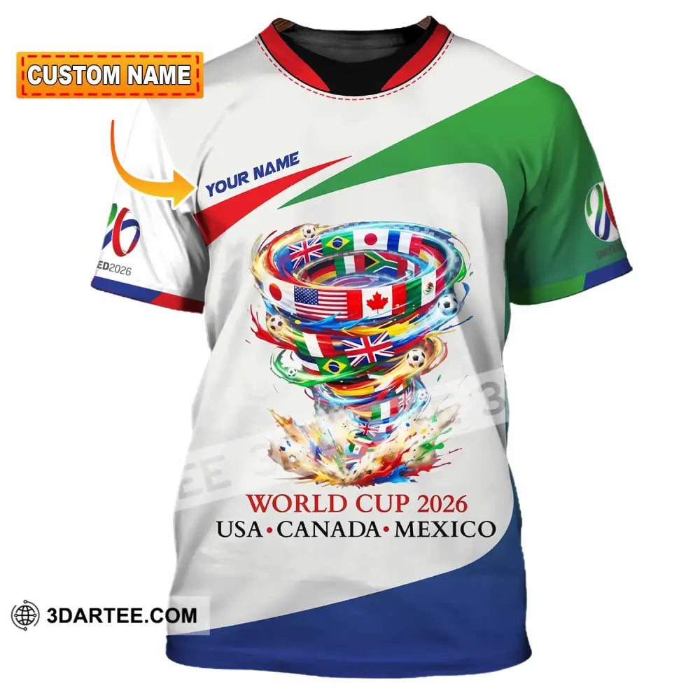 Unisex Shirt - Custom World Cup 2026 3D Shirt