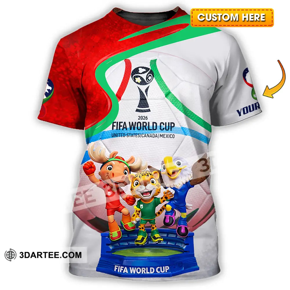 Unisex Shirt - Custom World Cup 2026 3D Shirt