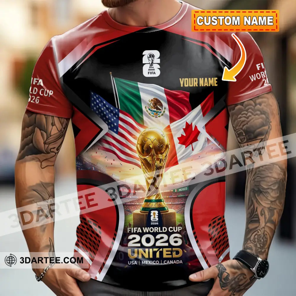 Unisex Shirt - Custom World Cup 2026 3D Shirt - Image 2