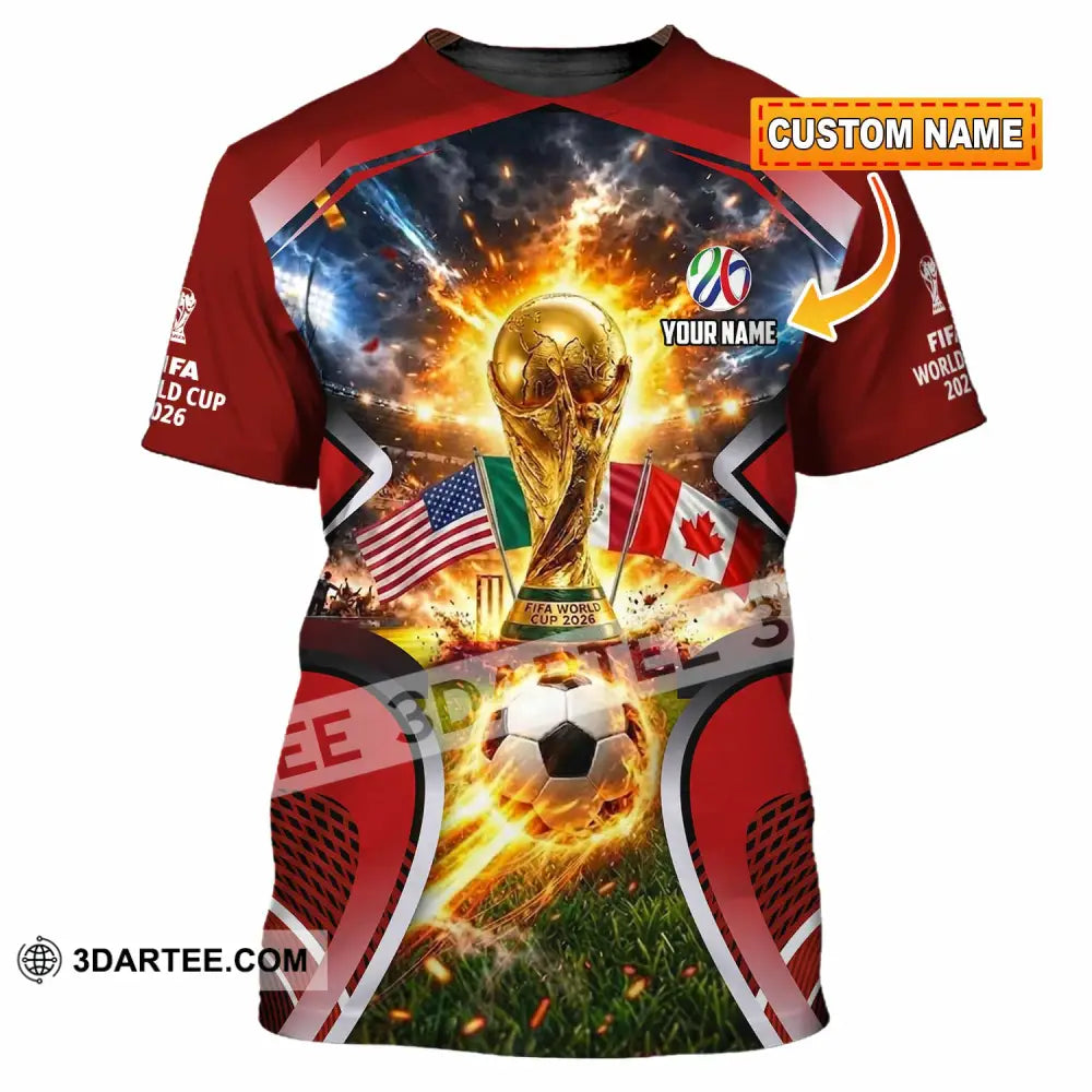 Unisex Shirt - Custom World Cup 2026 3D Shirt