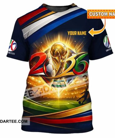 Unisex Shirt - Custom World Cup 2026 3D Shirt
