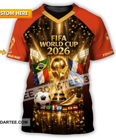 Unisex Shirt - Custom World Cup 2026 3D Shirt