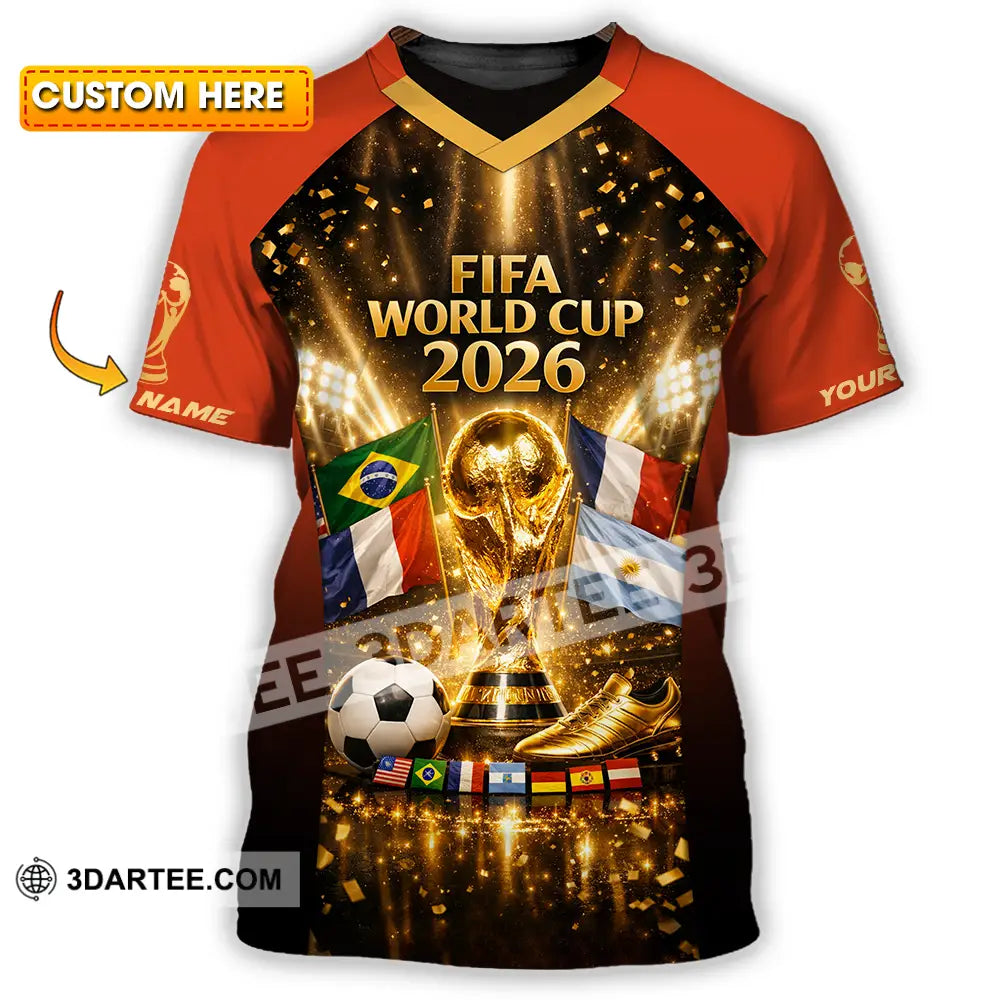 Unisex Shirt - Custom World Cup 2026 3D Shirt
