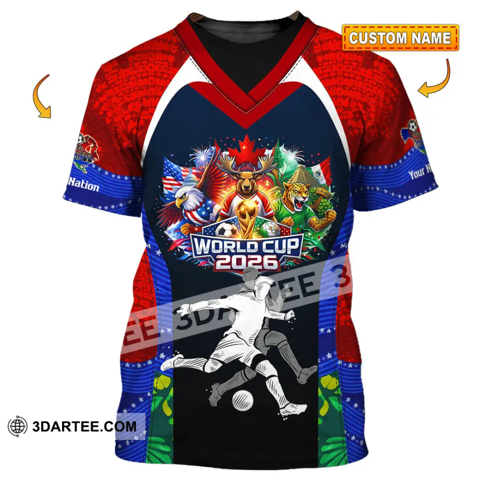 Unisex Shirt - Custom World Cup 2026 3D Shirt