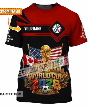 Unisex Shirt - Custom World Cup 2026 3D Shirt