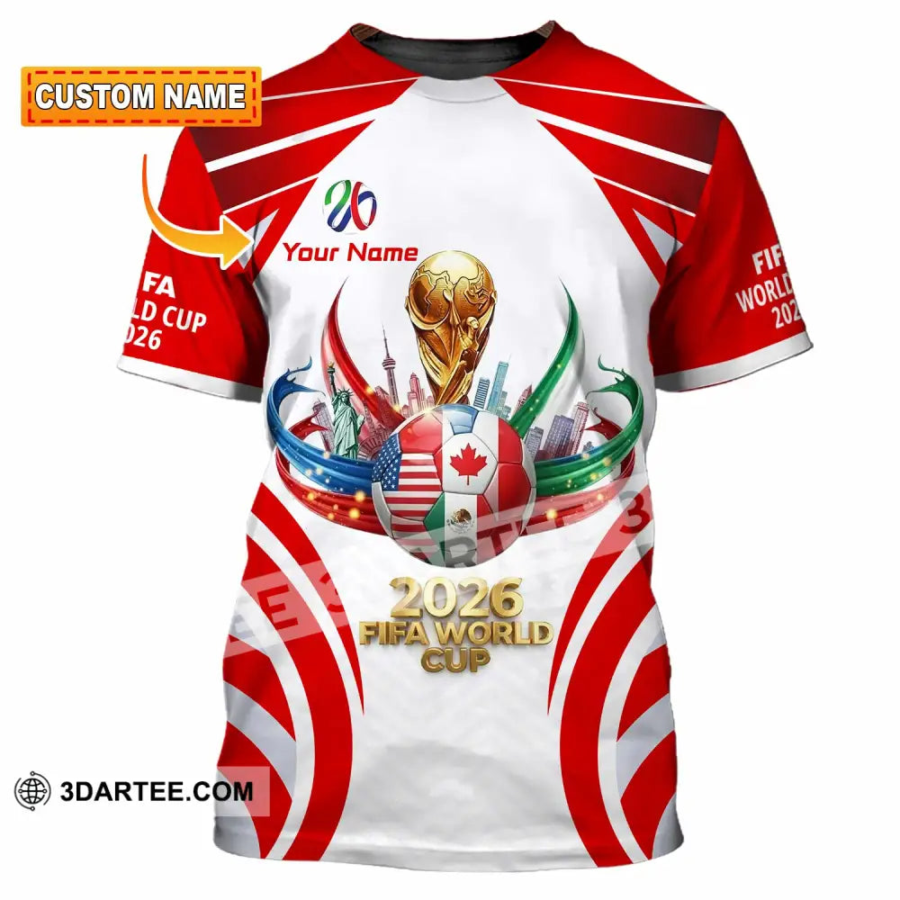 Unisex Shirt - Custom World Cup 2026 3D Shirt