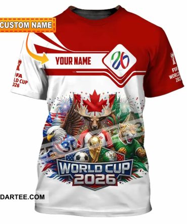 Unisex Shirt - Custom World Cup 2026 3D Shirt