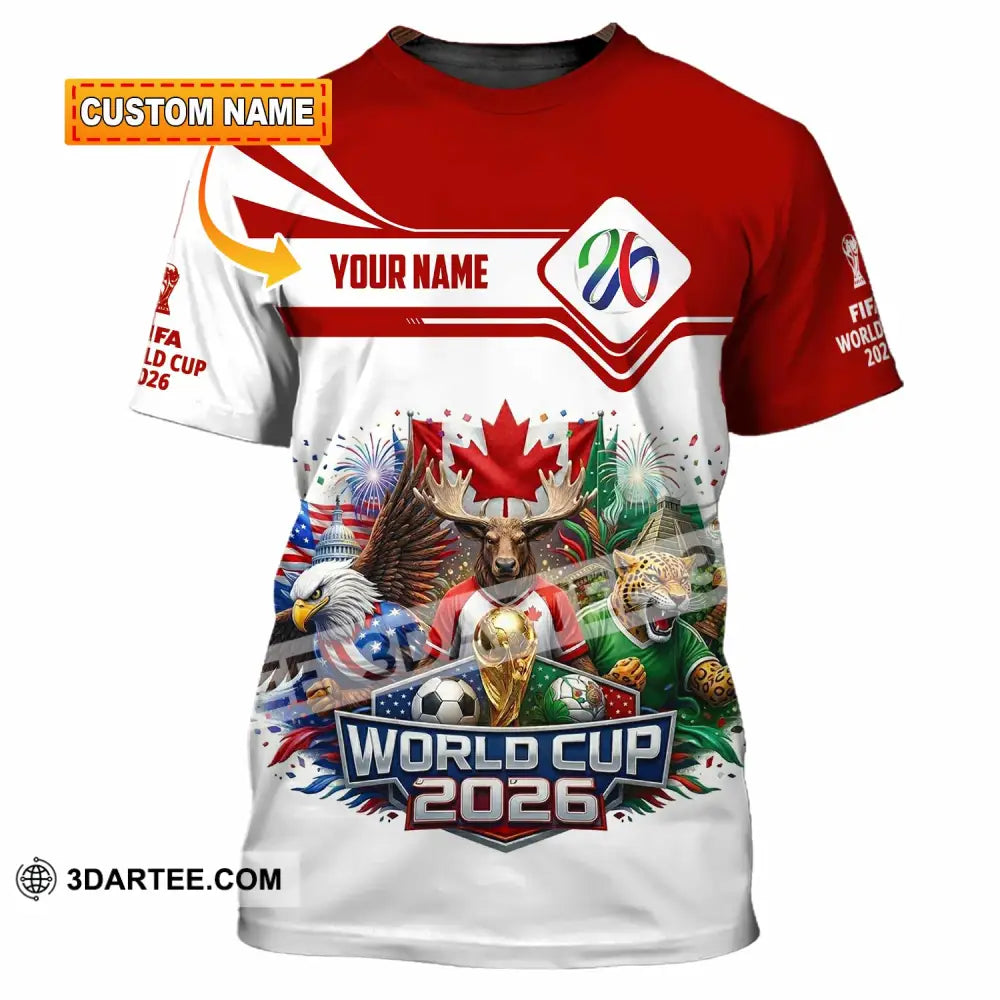 Unisex Shirt - Custom World Cup 2026 3D Shirt