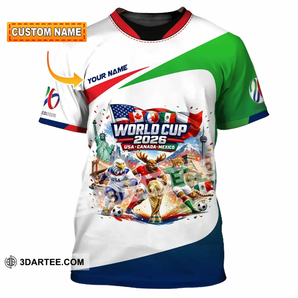 Unisex Shirt - Custom World Cup 2026 3D Shirt