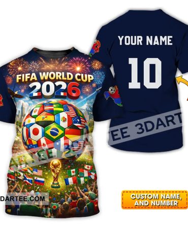 Unisex Shirt - Custom World Cup 2026 3D Shirt