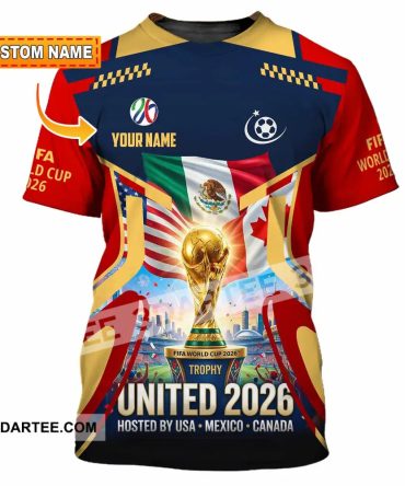 Unisex Shirt - Custom World Cup 2026 3D Shirt