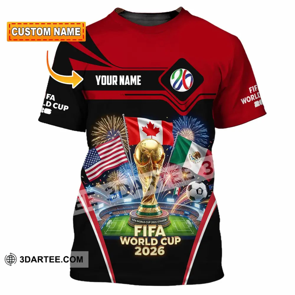 Unisex Shirt - Custom World Cup 2026 3D Shirt