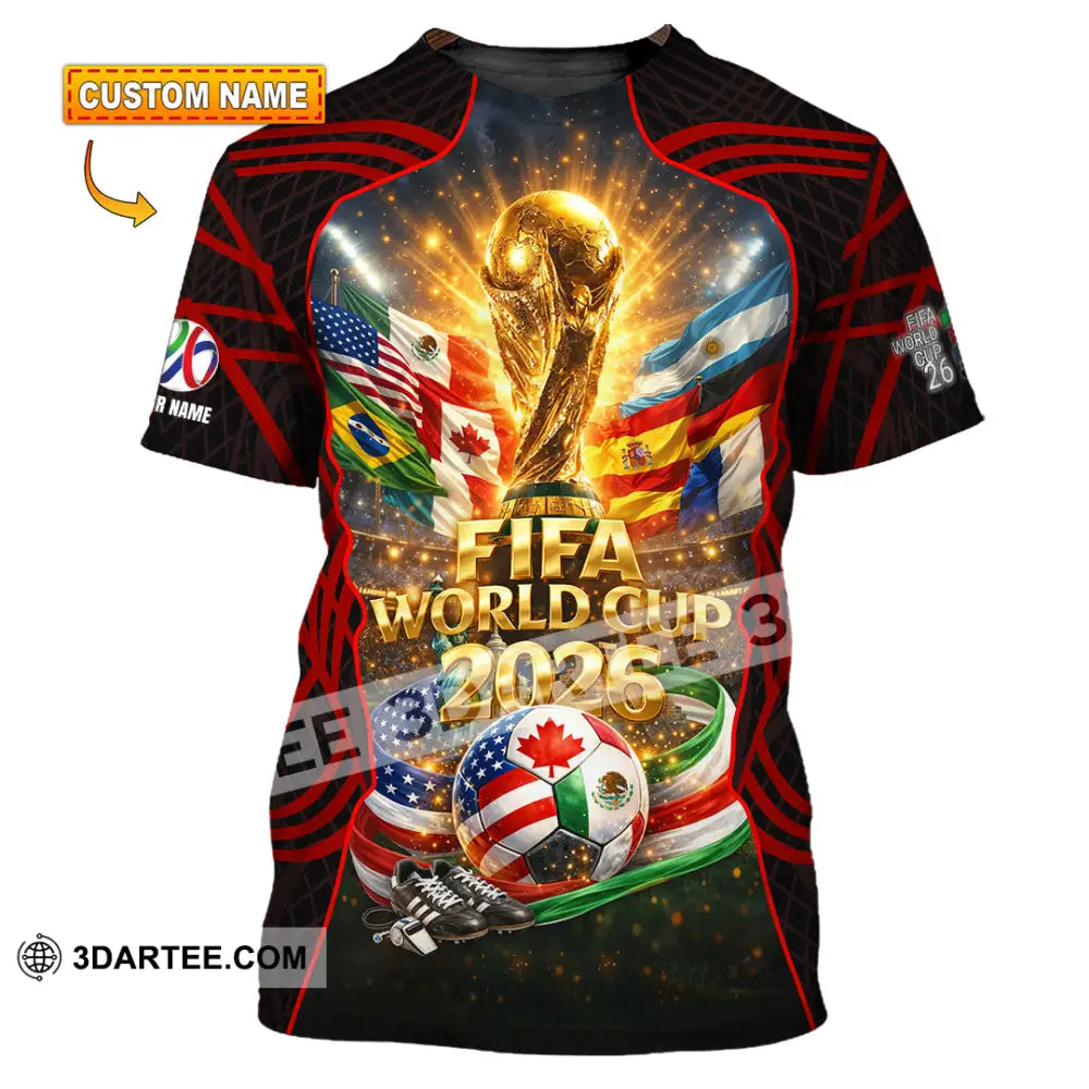 Unisex Shirt - Custom World Cup 2026 3D Shirt