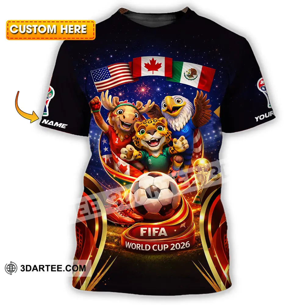 Unisex Shirt - Custom World Cup 2026 3D Shirt