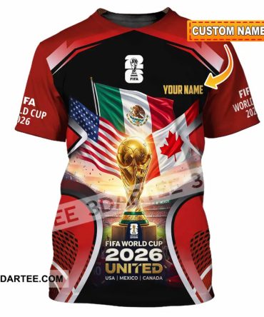 Unisex Shirt - Custom World Cup 2026 3D Shirt