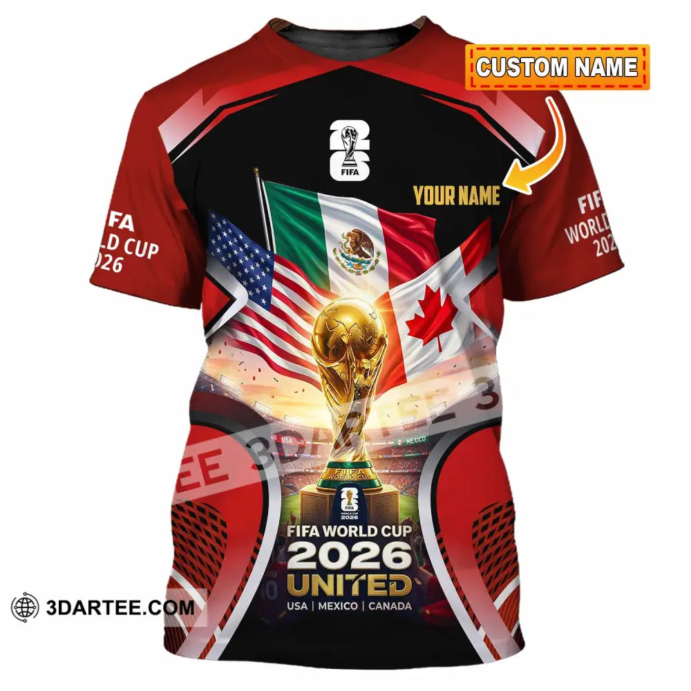 Unisex Shirt - Custom World Cup 2026 3D Shirt