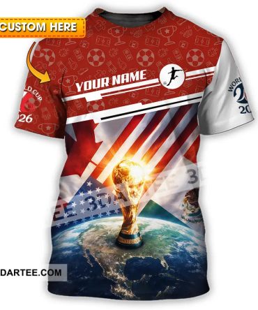 Unisex Shirt - Custom World Cup 2026 3D Shirt