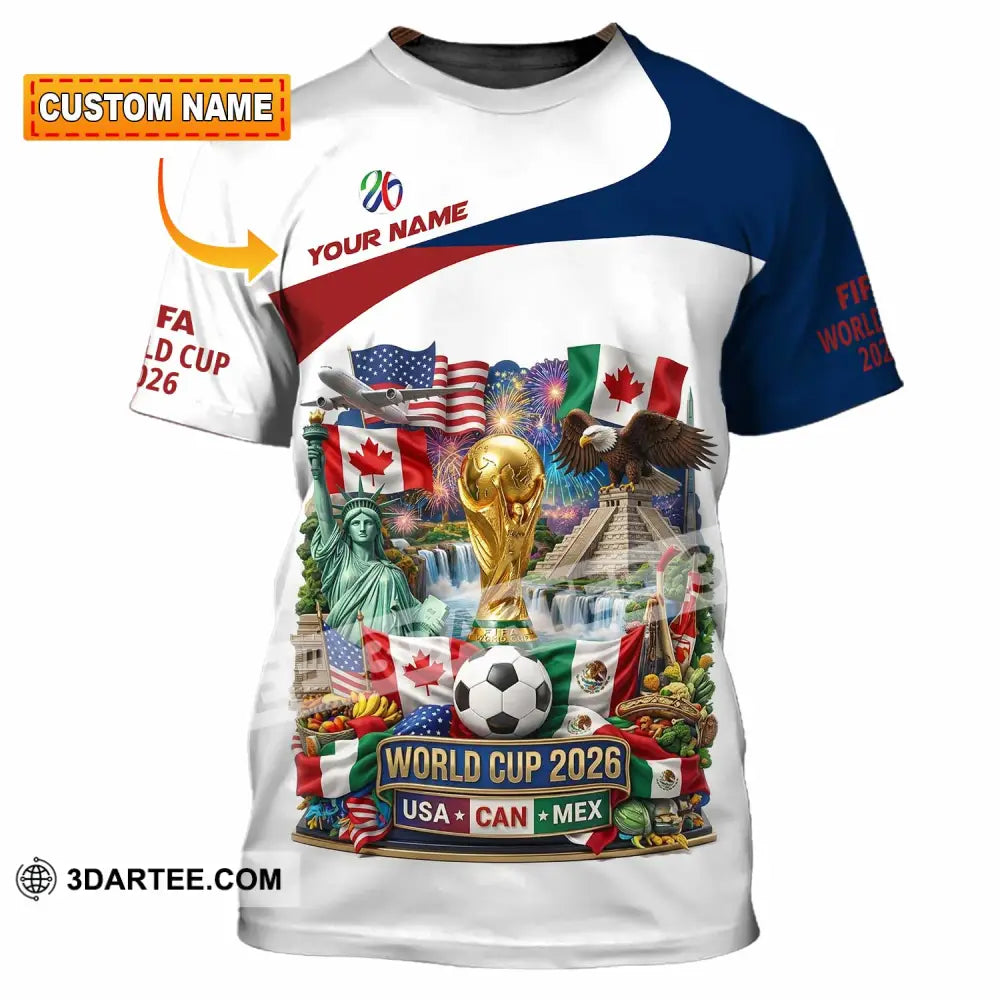 Unisex Shirt - Custom World Cup 2026 3D Shirt