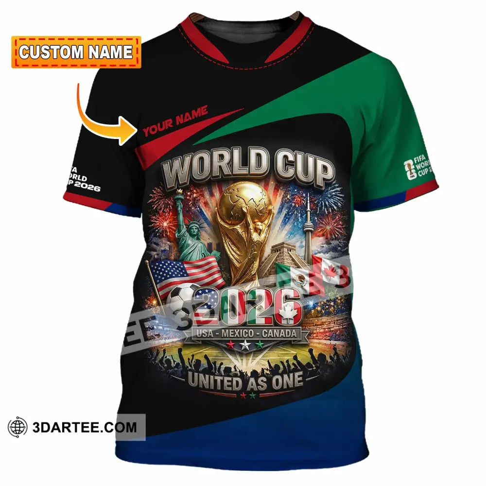 Unisex Shirt - Custom World Cup 2026 3D Shirt