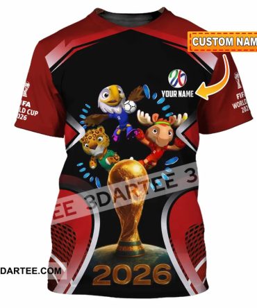 Unisex Shirt - Custom World Cup 2026 3D Shirt