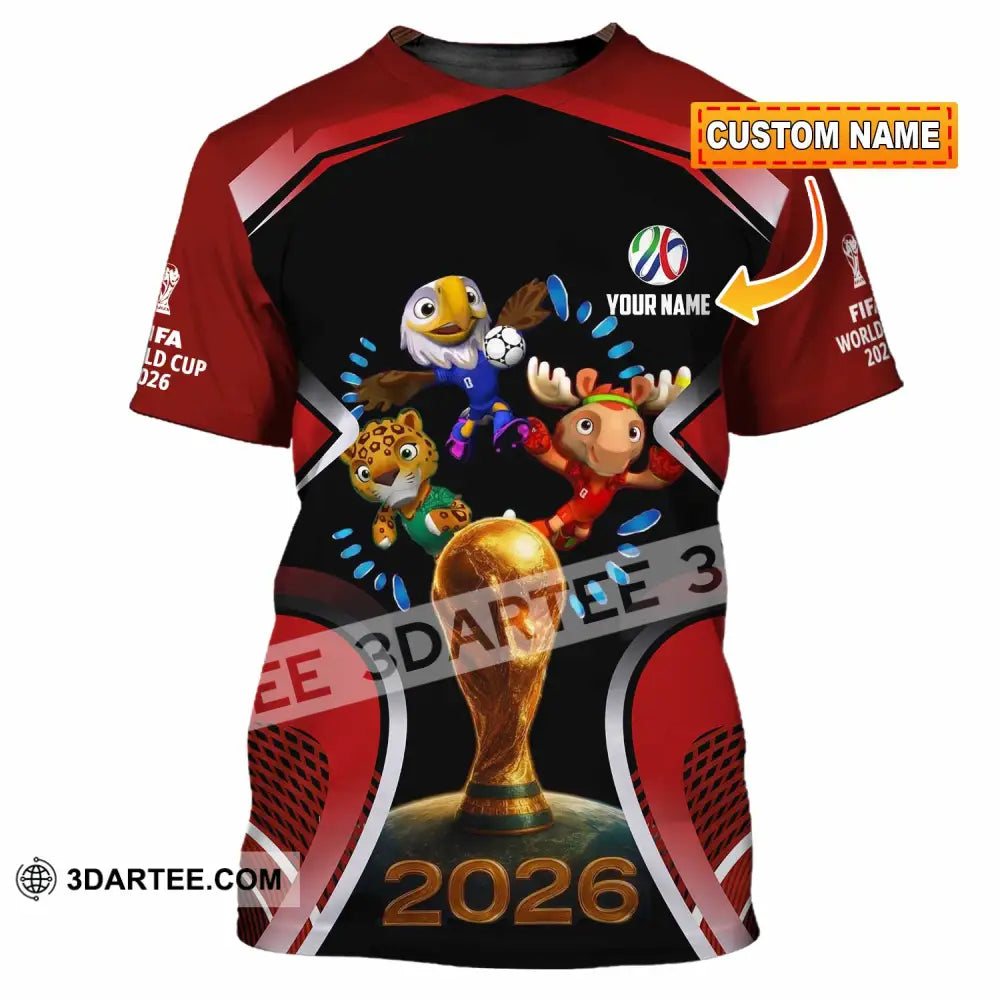 Unisex Shirt - Custom World Cup 2026 3D Shirt