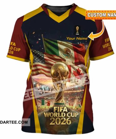 Unisex Shirt - Custom World Cup 2026 3D Shirt