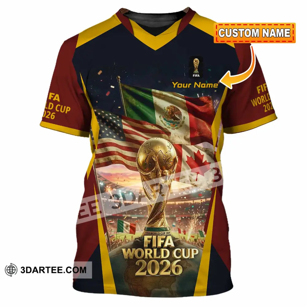 Unisex Shirt - Custom World Cup 2026 3D Shirt