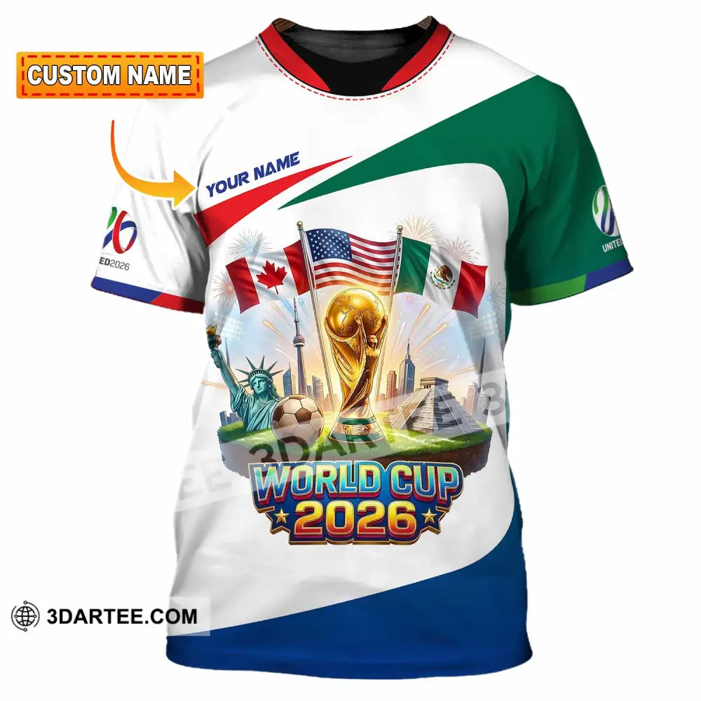 Unisex Shirt - Custom World Cup 2026 3D Shirt