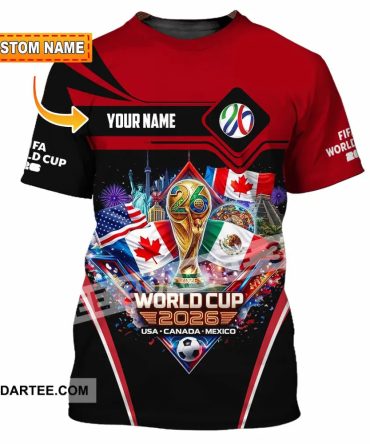 Unisex Shirt - Custom World Cup 2026 3D Shirt