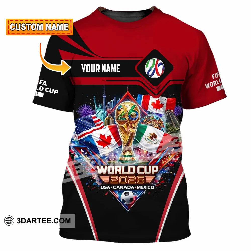 Unisex Shirt - Custom World Cup 2026 3D Shirt