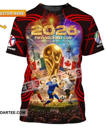 Unisex Shirt - Custom World Cup 2026 3D Shirt