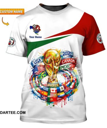Unisex Shirt - Custom World Cup 2026 3D Shirt