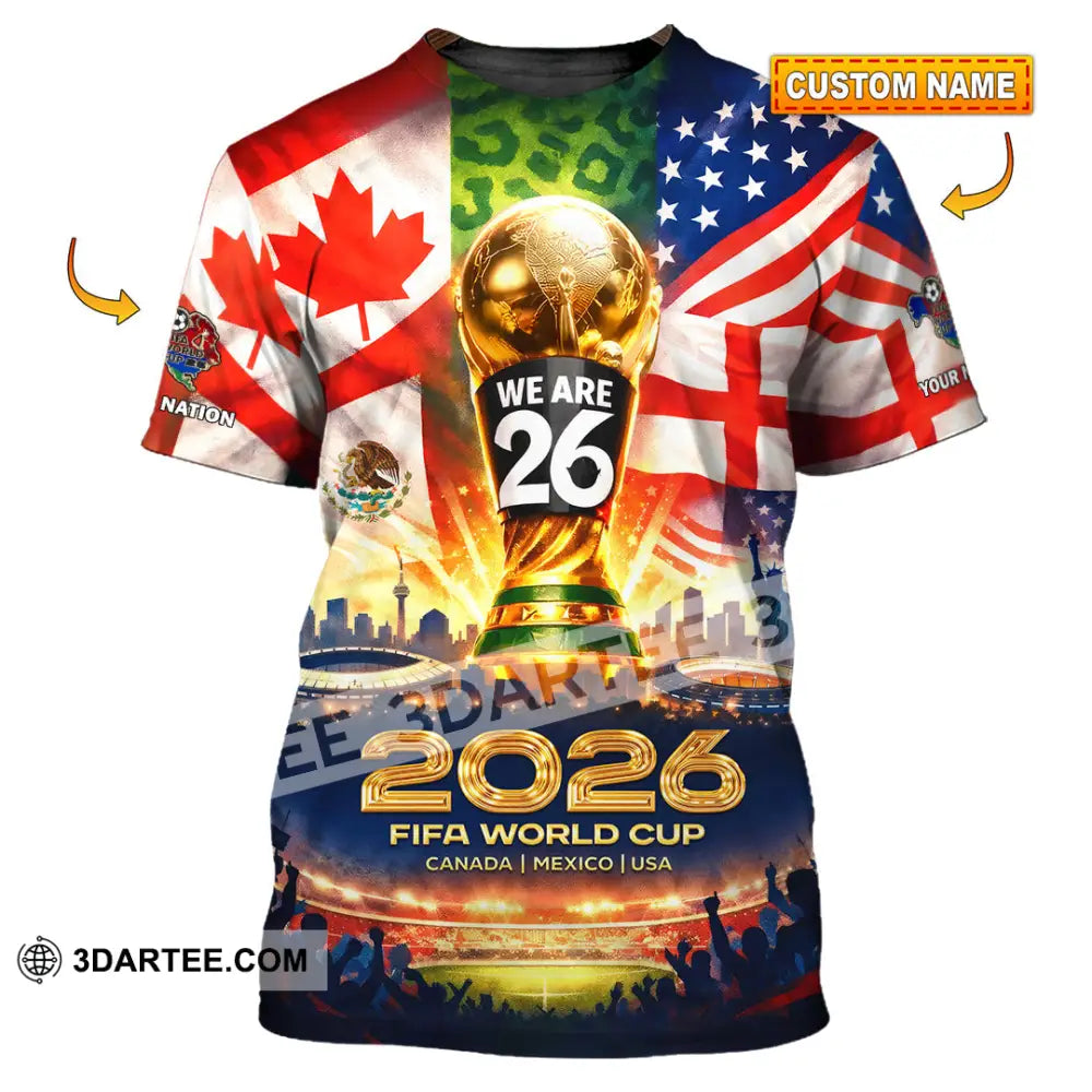 Unisex Shirt - Custom World Cup 2026 3D Shirt