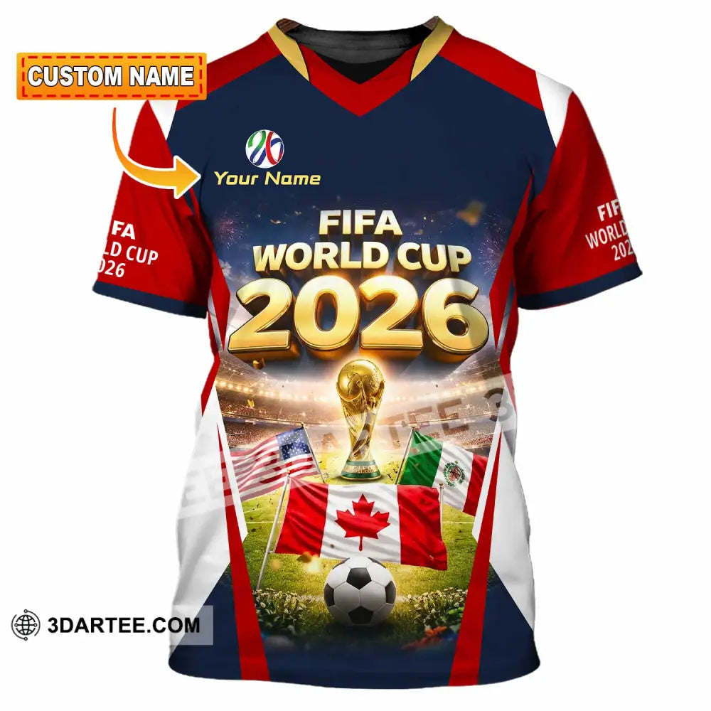 Unisex Shirt - Custom World Cup 2026 3D Shirt