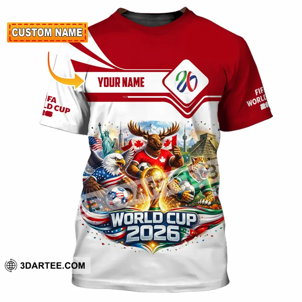 Unisex Shirt - Custom World Cup 2026 3D Shirt