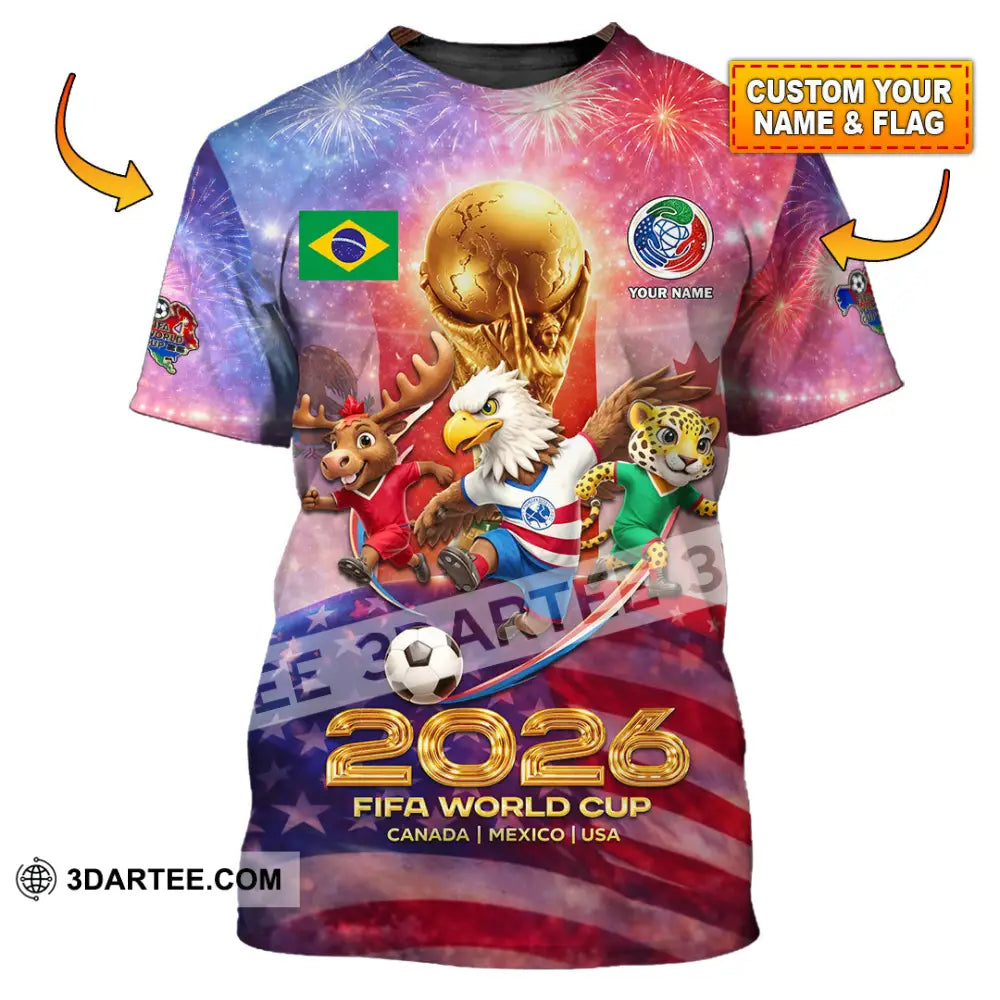 Unisex Shirt - Custom World Cup 2026 3D Shirt