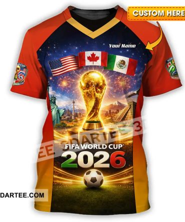 Unisex Shirt - Custom World Cup 2026 3D Shirt