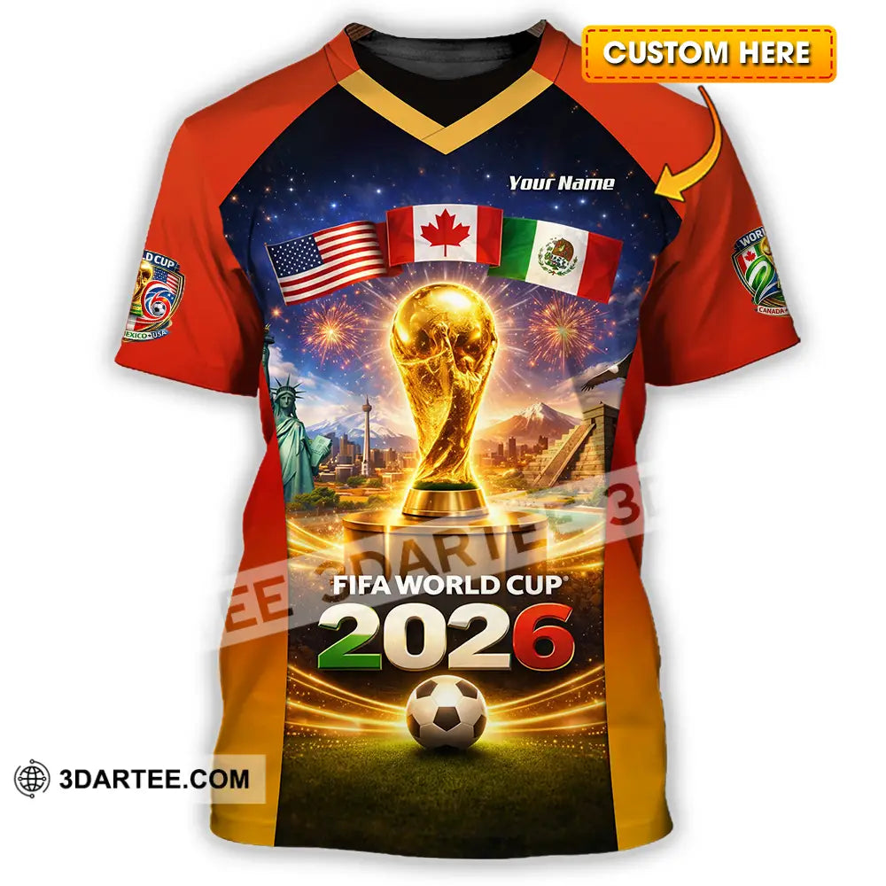 Unisex Shirt - Custom World Cup 2026 3D Shirt