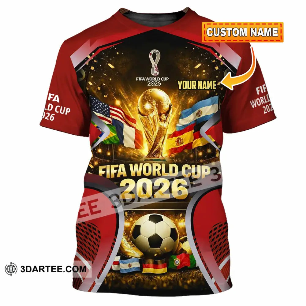 Unisex Shirt - Custom World Cup 2026 3D Shirt