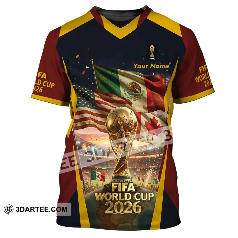 Unisex Shirt - Custom World Cup 2026 3D Shirt - Image 2