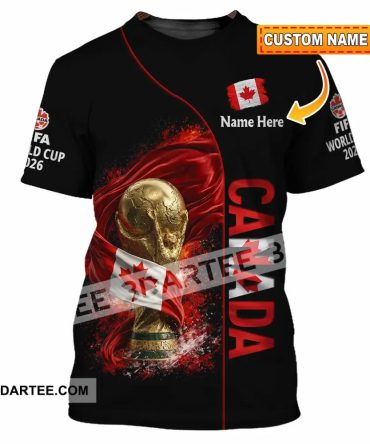 Unisex Shirt - Custom World Cup 2026 Canada 3D Shirt