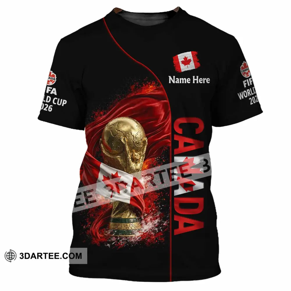 Unisex Shirt - Custom World Cup 2026 Canada 3D Shirt - Image 3