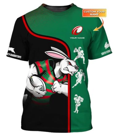 Unisex Shirt, South Sydney Rabbitohs Shirt, Reggie The Rabbit Hoodie, Football T-Shirt