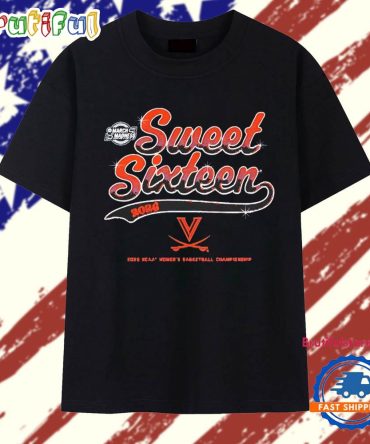 Virginia Cavaliers Men’S Basketball 2026 Sweet Sixteen T Shirt